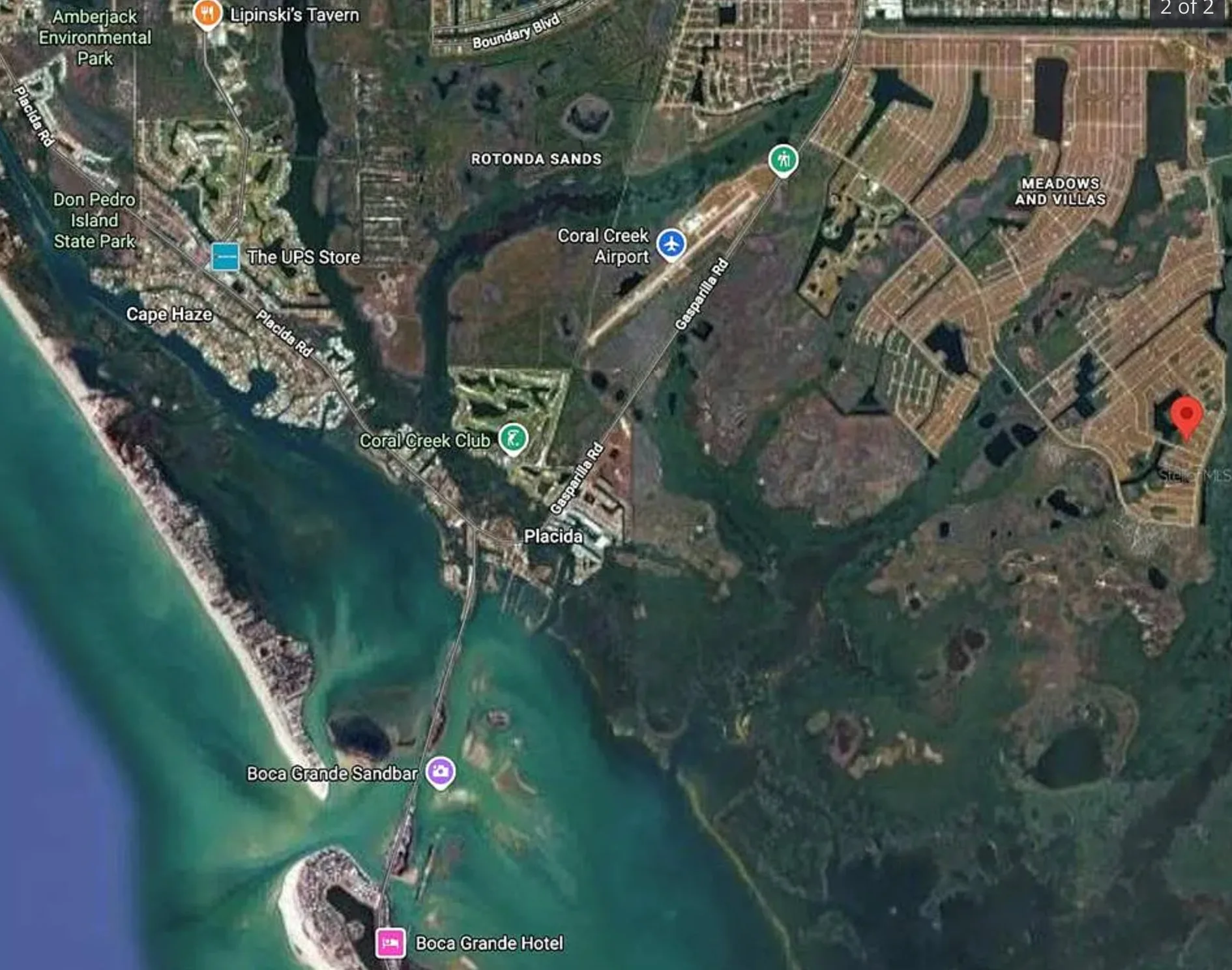 Placida mapa