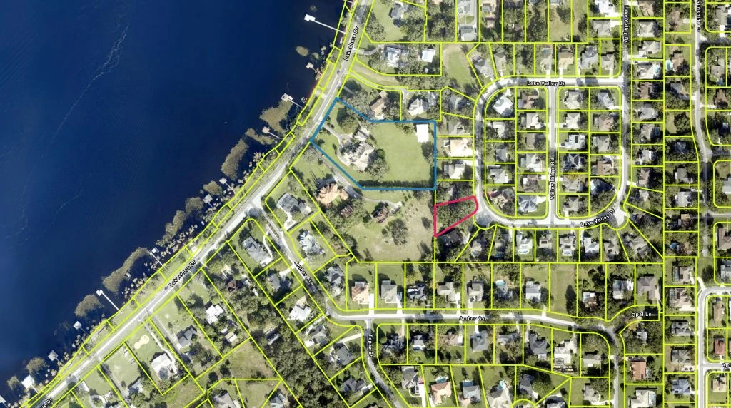 Lake Valley Dr mapa aéreo